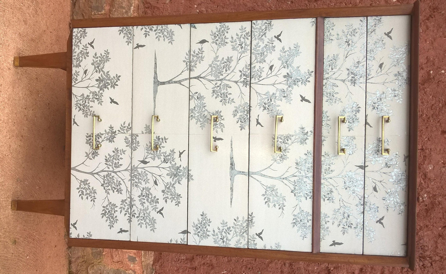 Upcycled Vintage Retro Chest Of Drawers