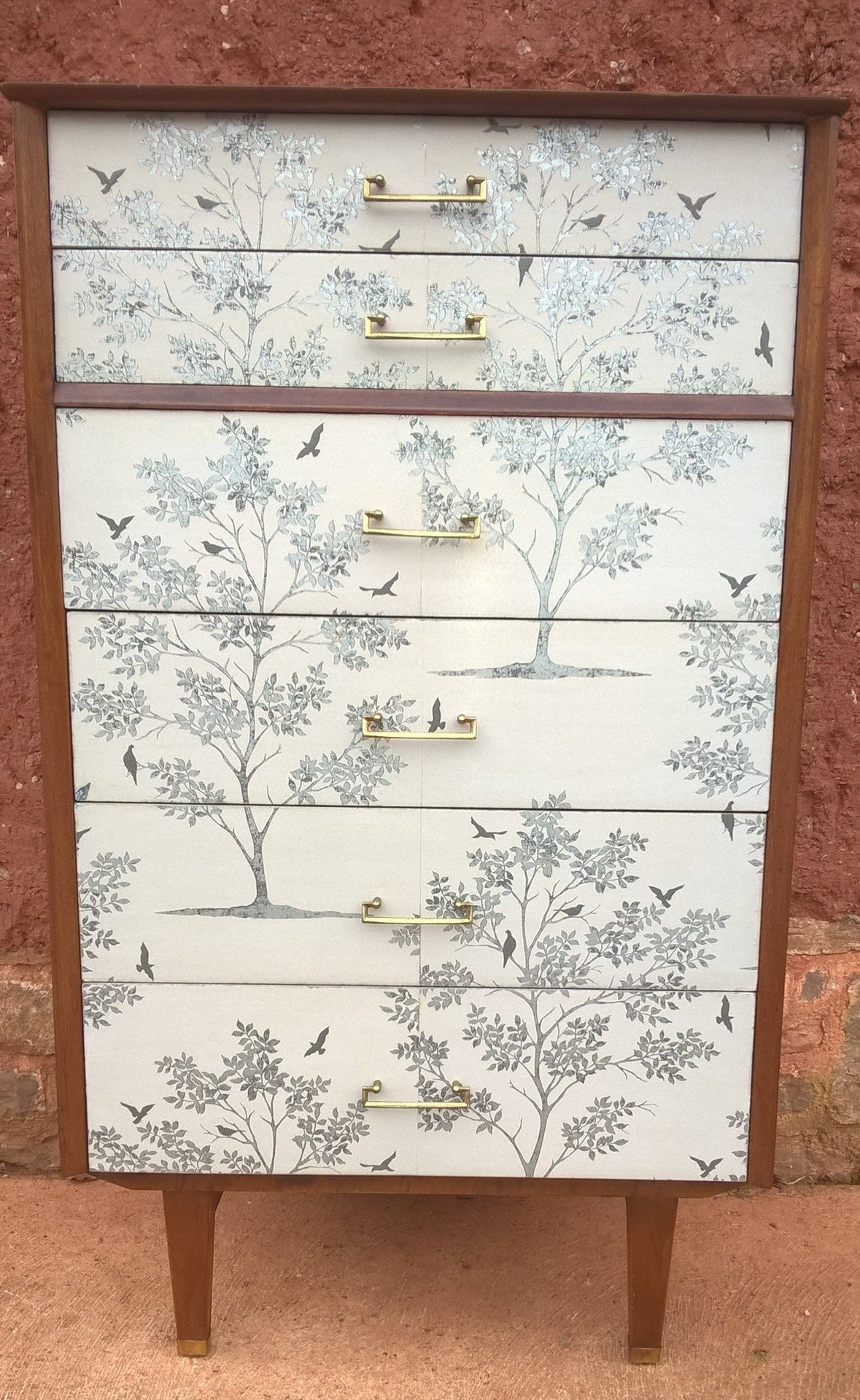 Upcycled Vintage Retro Chest Of Drawers