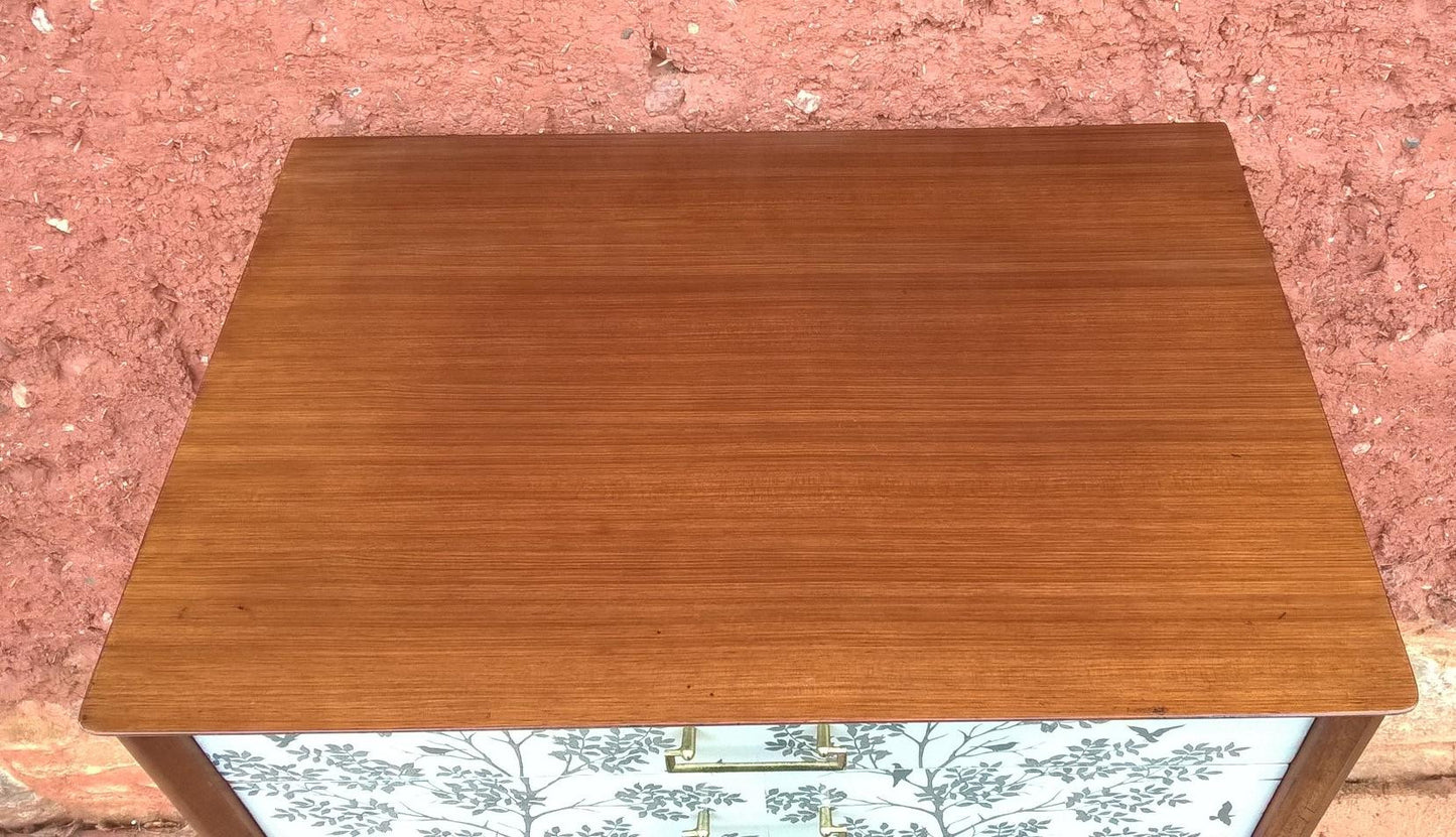 Upcycled Vintage Retro Chest Of Drawers