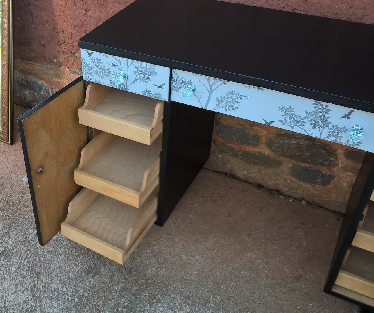 Upcycled Vintage Retro Desk / Dressing Table