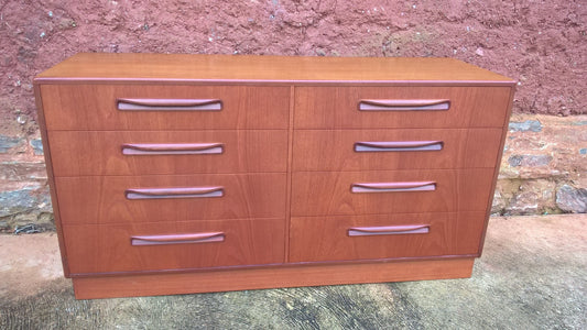 G Plan Retro Teak Chest Of 8 Drawers