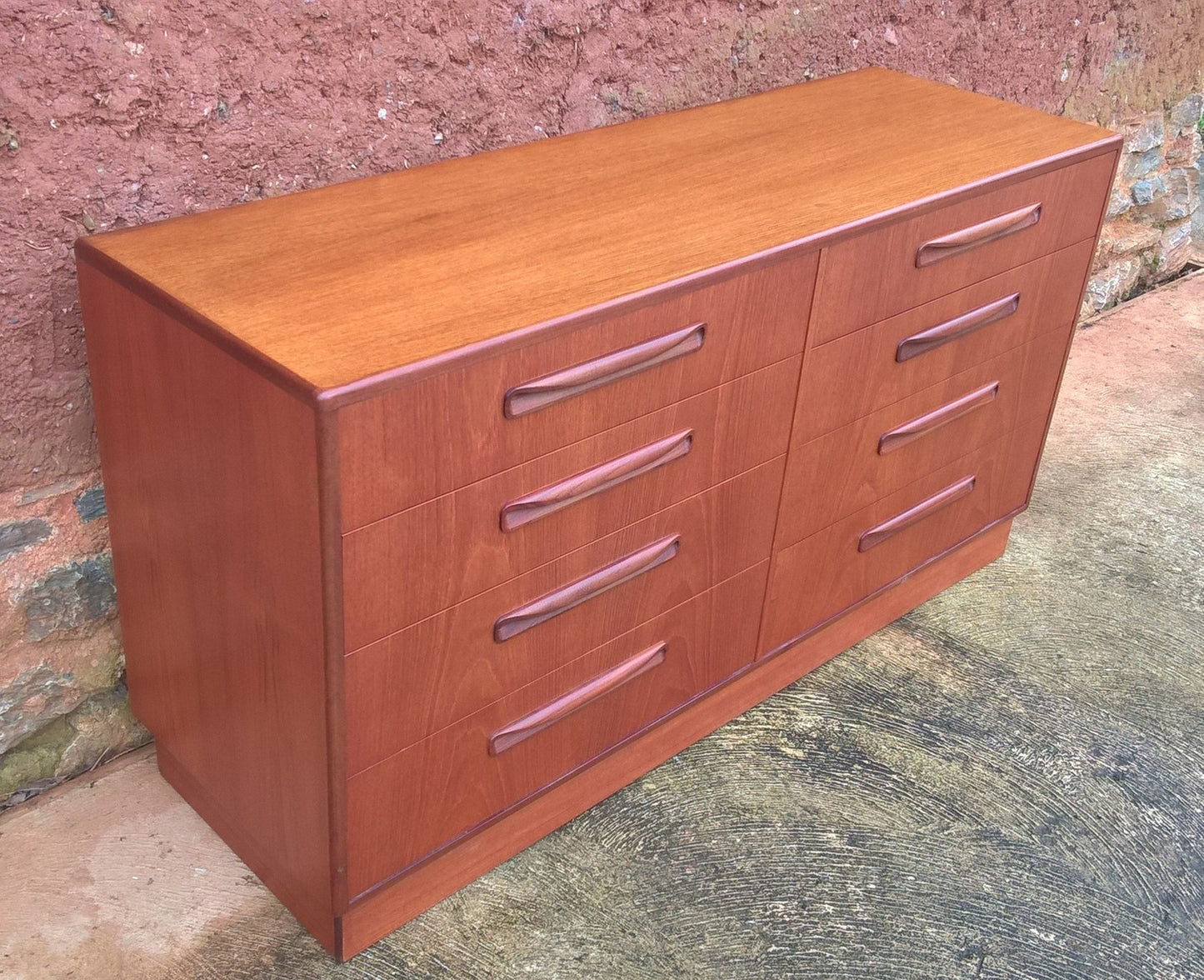 G Plan Retro Teak Chest Of 8 Drawers