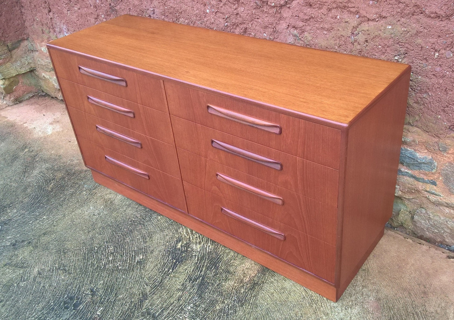 G Plan Retro Teak Chest Of 8 Drawers