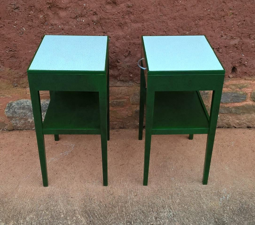 Pair Of Retro Bedside Tables or Lamp Tables