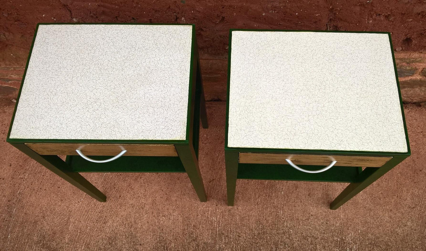 Pair Of Retro Bedside Tables or Lamp Tables
