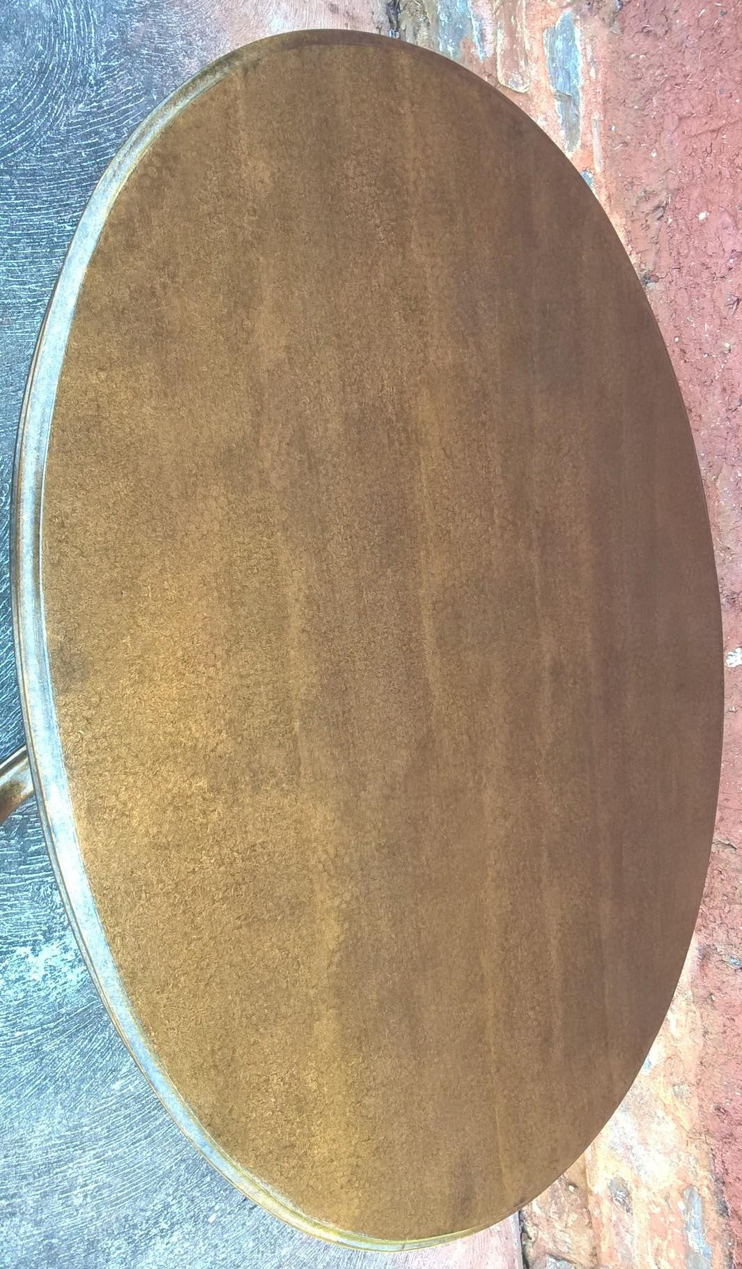 Upcycled Antique Mahogany Dining Table On Carved Tripod Base