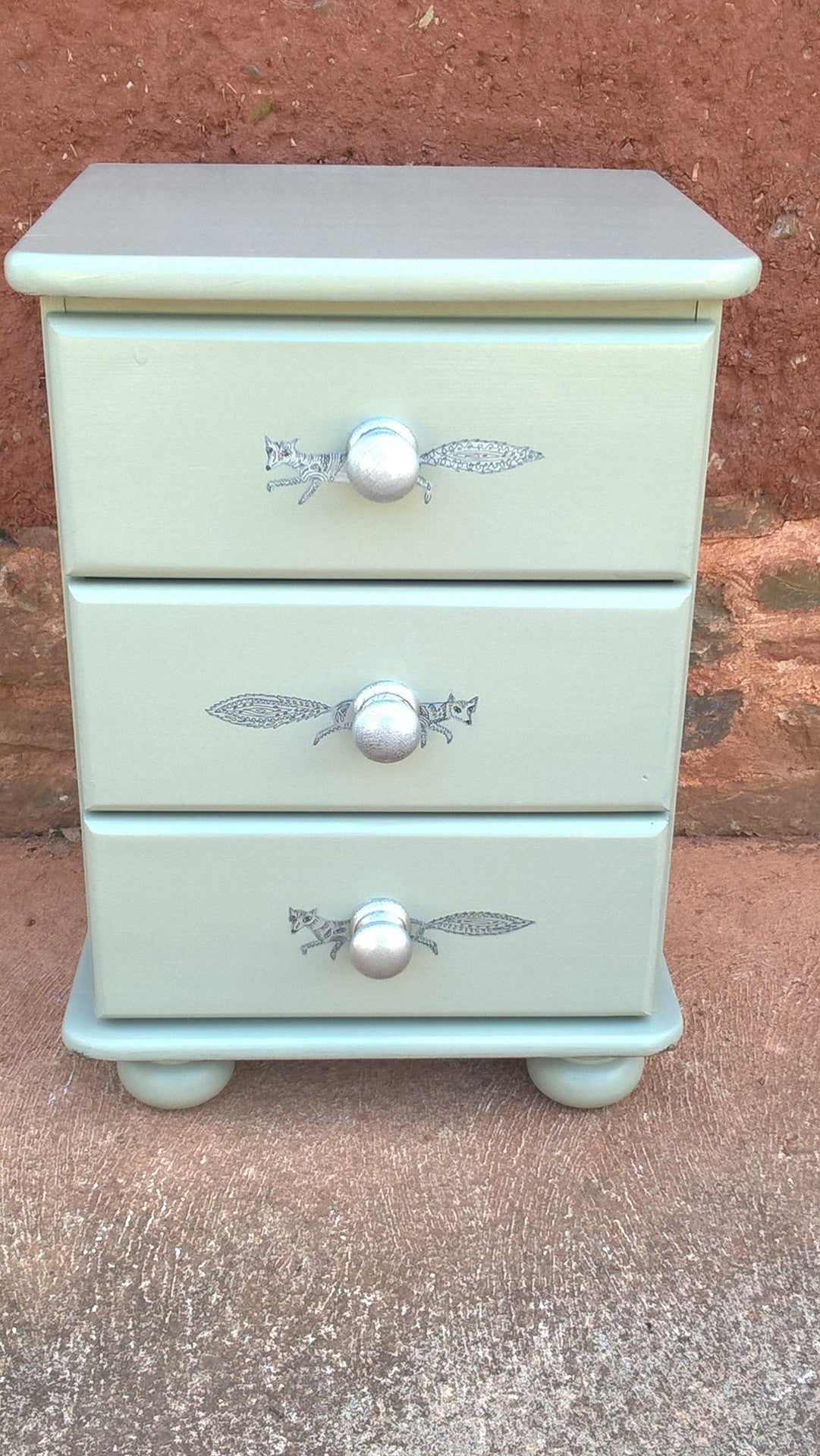 Delightful Pair Of Solid Vintage Pine Bedside Cabinets.