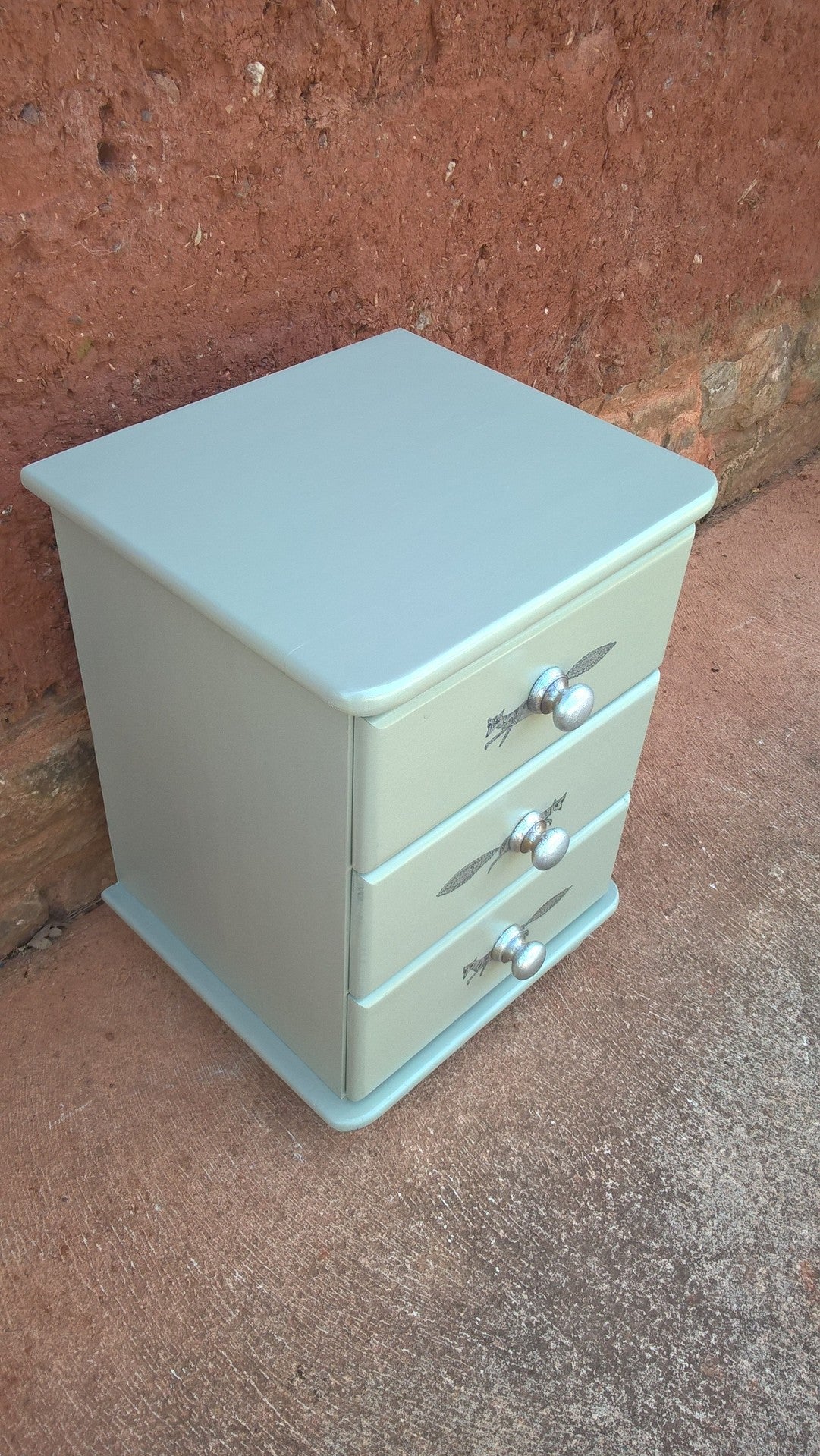 Delightful Pair Of Solid Vintage Pine Bedside Cabinets.