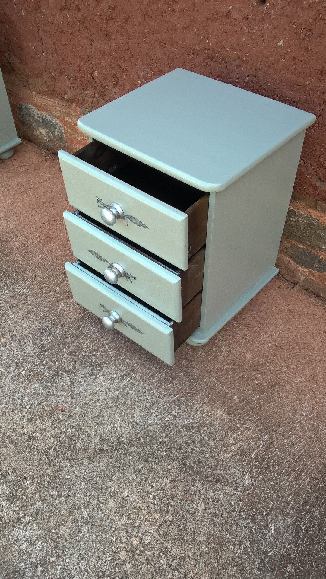 Delightful Pair Of Solid Vintage Pine Bedside Cabinets.