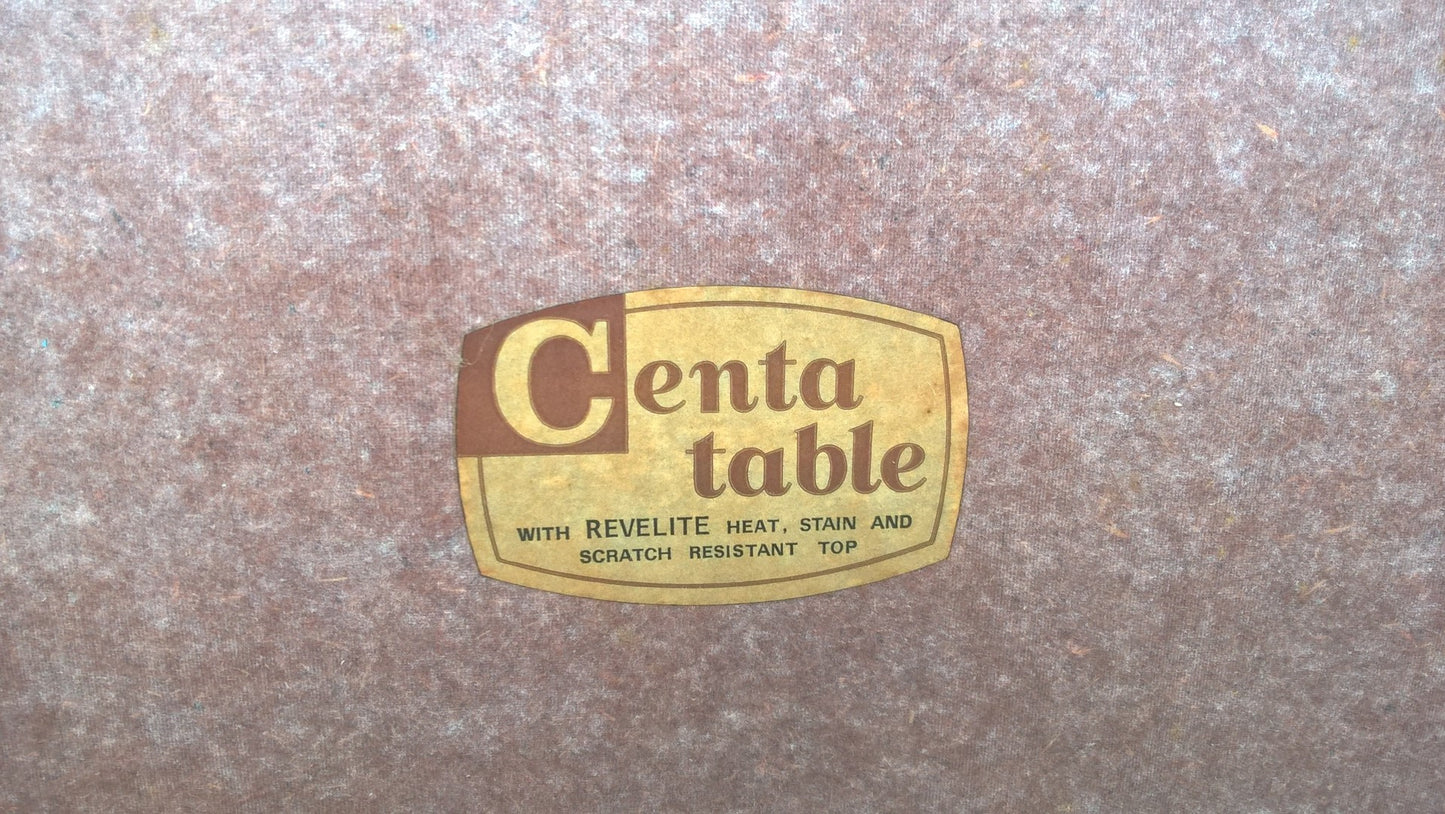 Rare (Ercol Style) Retro Table And 4 Chairs Made By Centa.