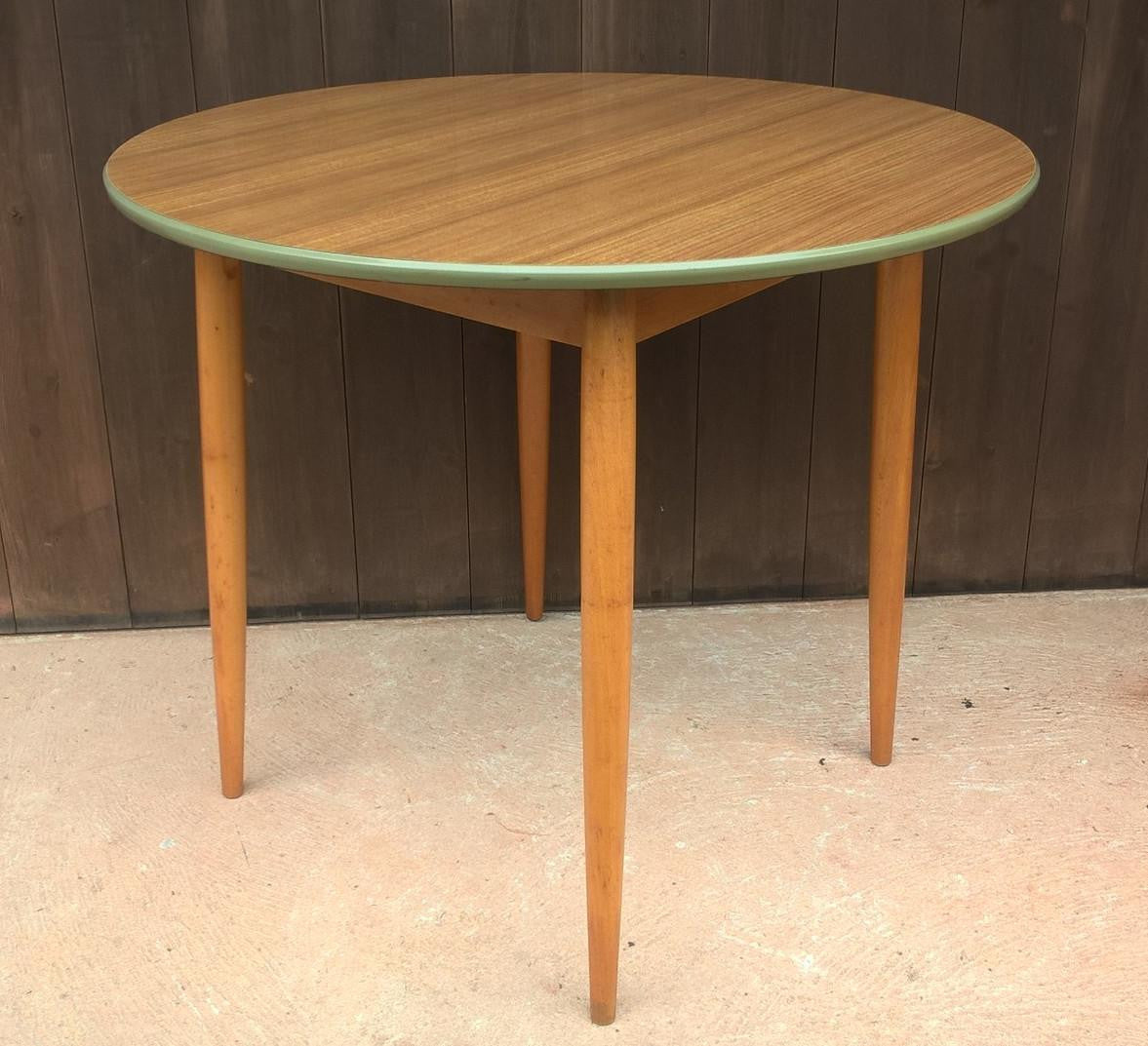 Rare (Ercol Style) Retro Table And 4 Chairs Made By Centa.