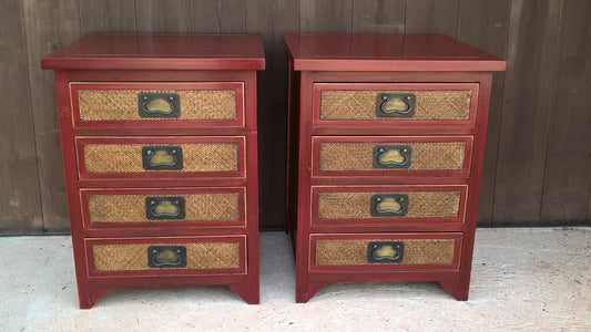 Pair Of Bedside Chests