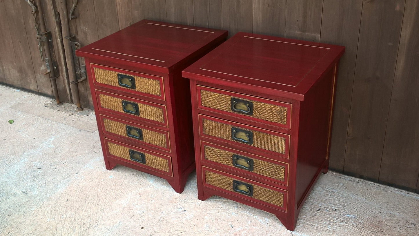 Pair Of Bedside Chests