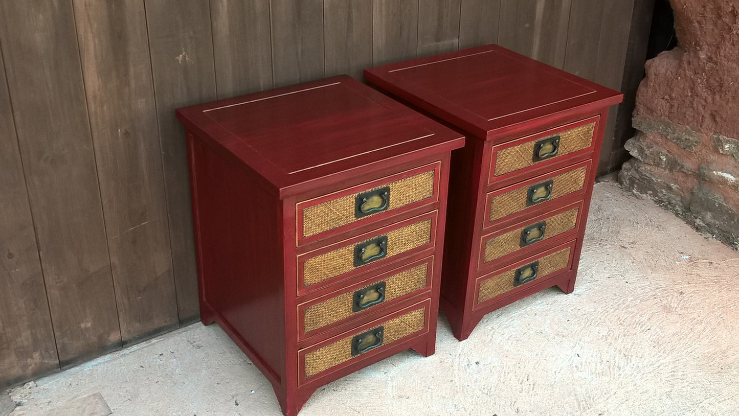 Pair Of Bedside Chests