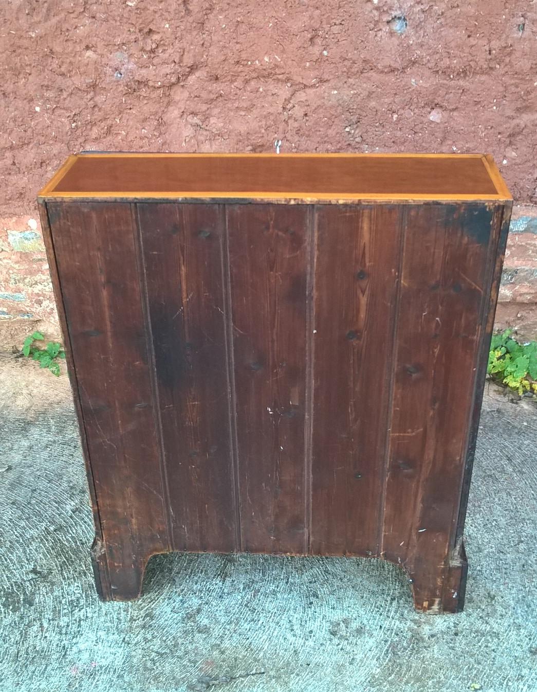 Stunning Vintage Inlaid Mahogany Bureau