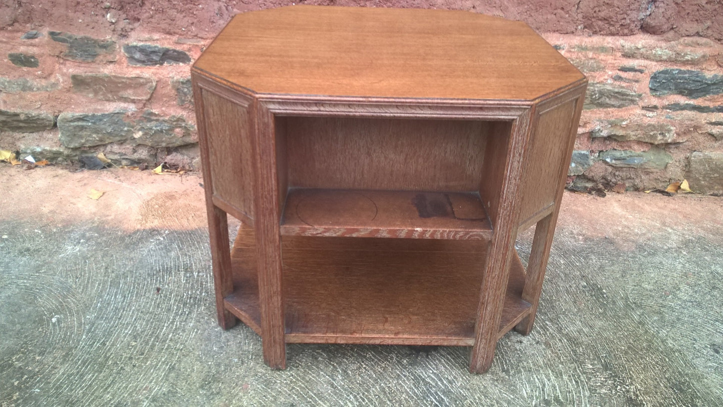 Art Deco Vintage Coffee Table Bookcase