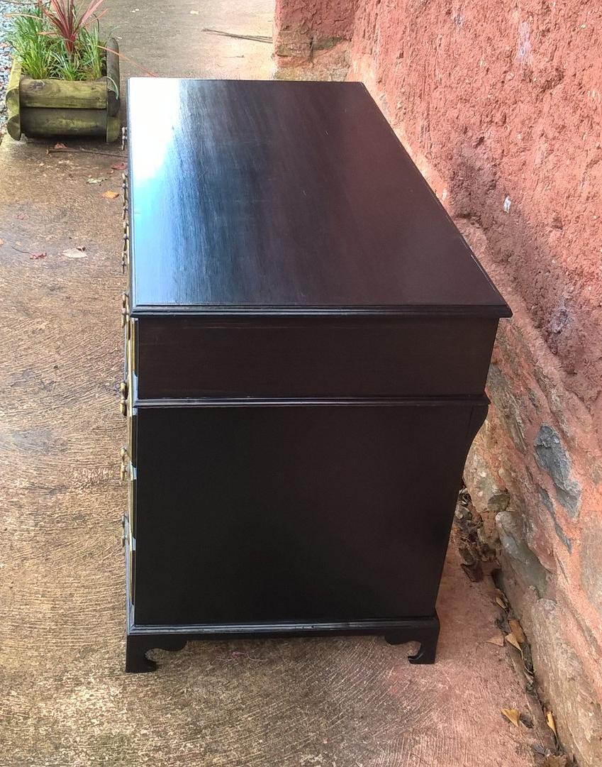 Stunning Vintage Upcycled 9 Drawer Pedestal Desk