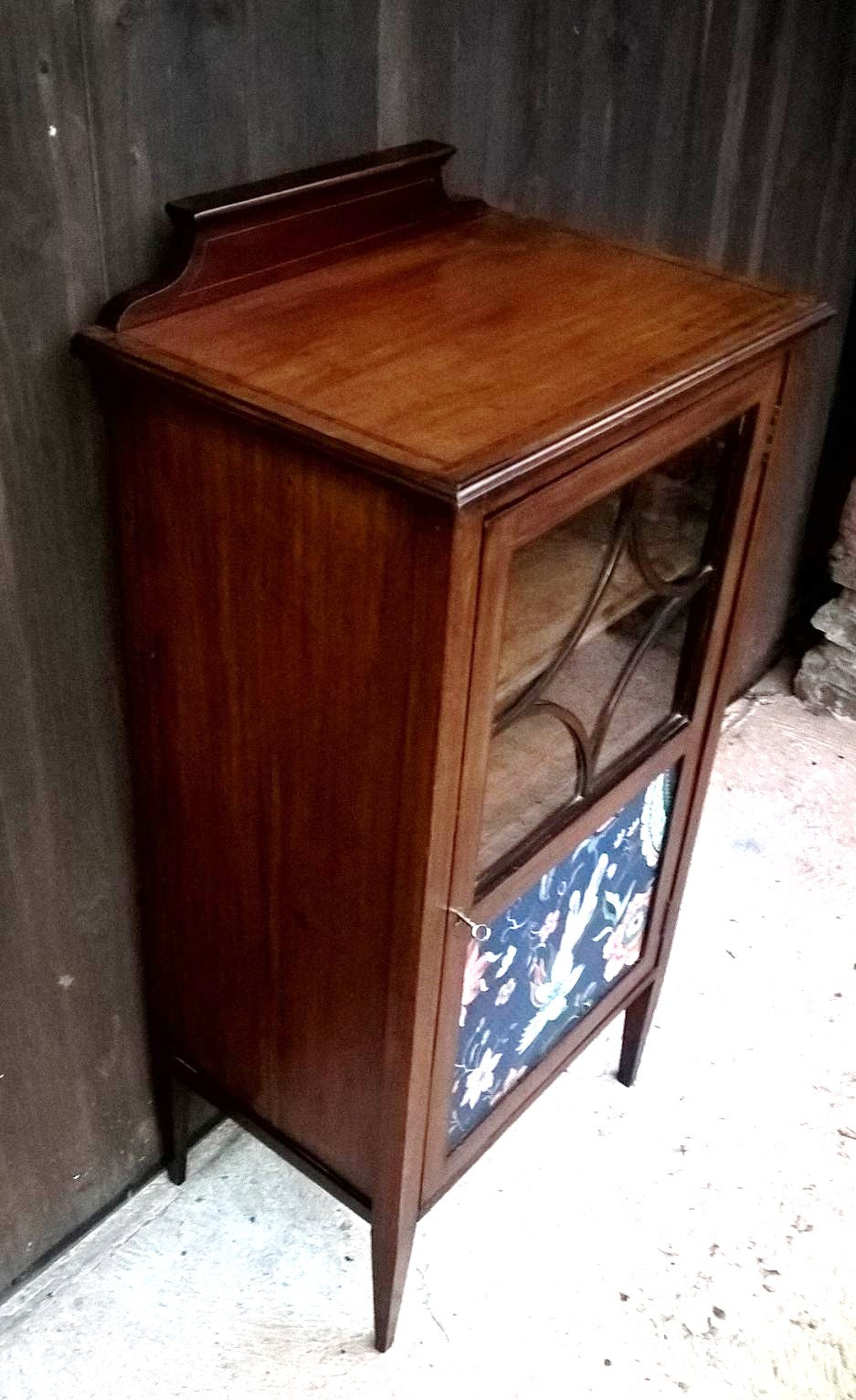 Attractive Vintage Upcycled Mahogany Music Cabinet ( SOLD )