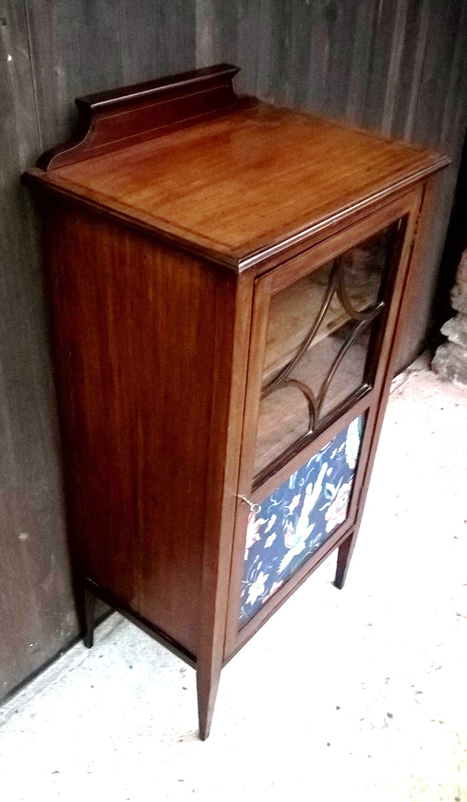 Attractive Vintage Upcycled Mahogany Music Cabinet ( SOLD )