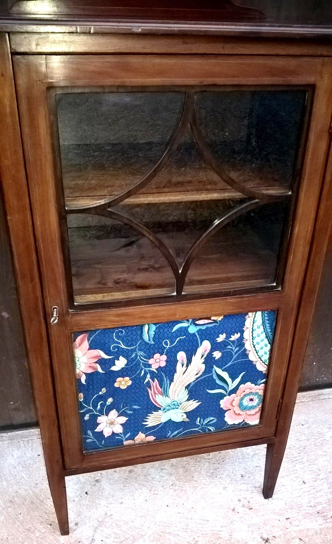 Attractive Vintage Upcycled Mahogany Music Cabinet ( SOLD )