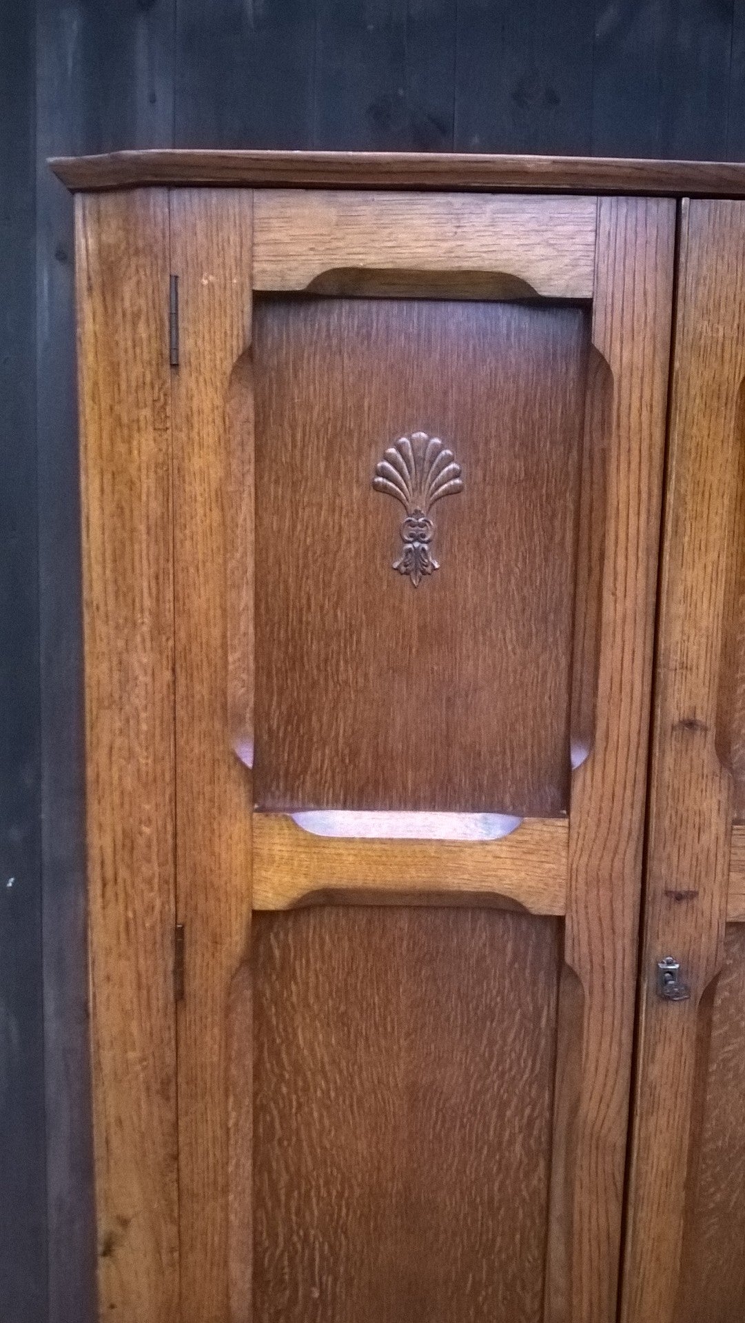 Superb Quality Arts And Crafts Hall Robe / Gentlemans Wardrobe