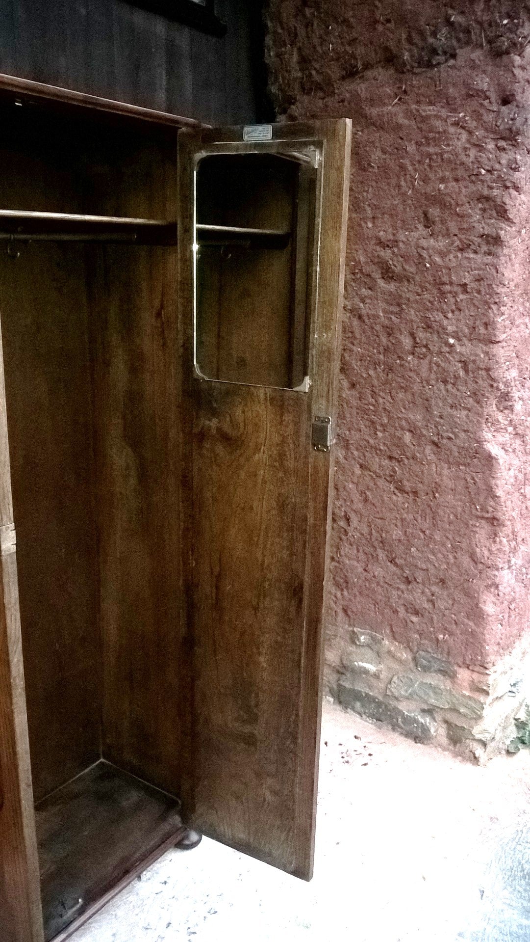 Superb Quality Arts And Crafts Hall Robe / Gentlemans Wardrobe