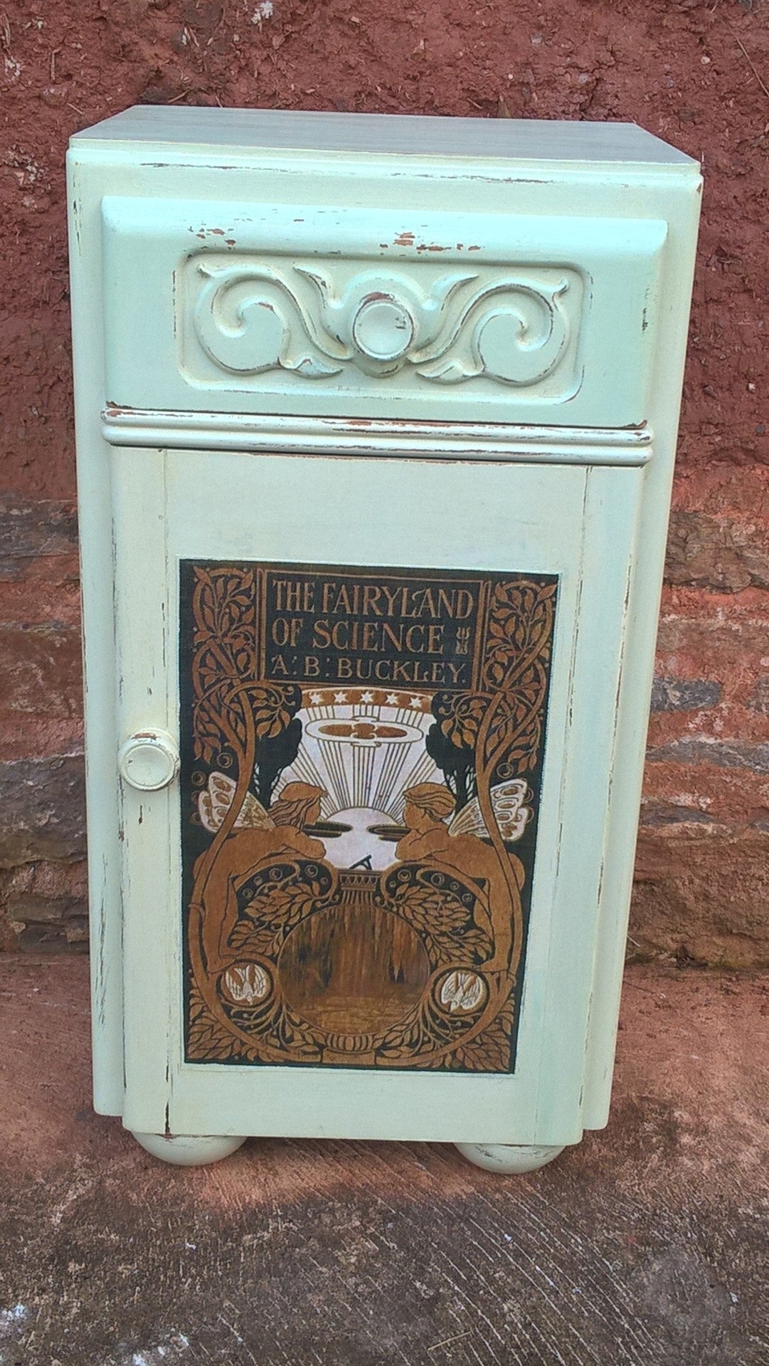 Beautifully Upcycled Vintage Bedside Cabinet - Pot Cupboard - Lamp Table