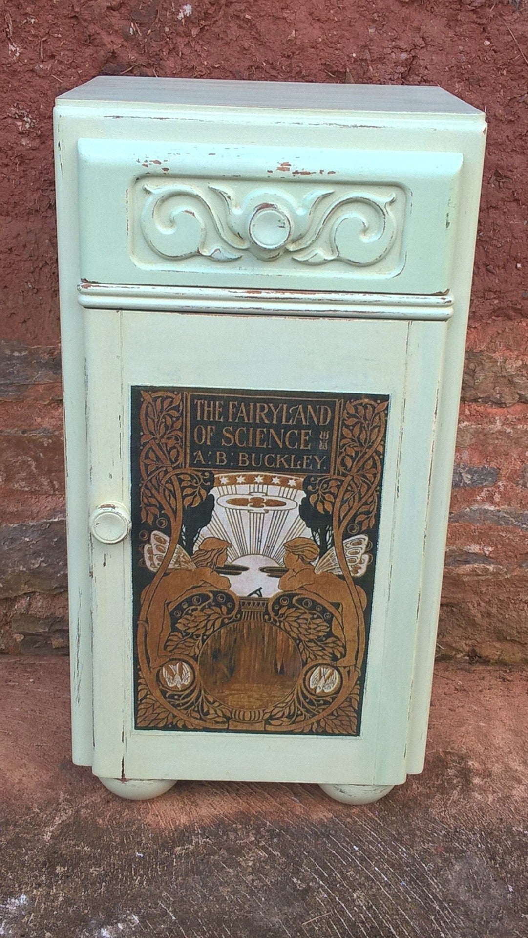 Beautifully Upcycled Vintage Bedside Cabinet - Pot Cupboard - Lamp Table