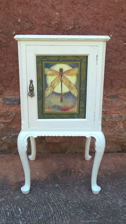 Beautiful Upcycled Bedside Cabinet - Bedside Table