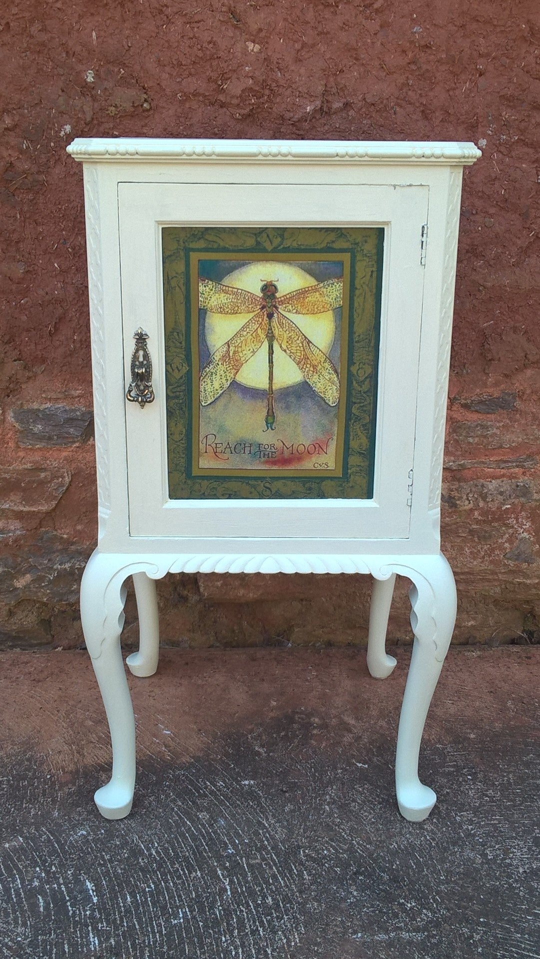 Beautiful Upcycled Bedside Cabinet - Bedside Table