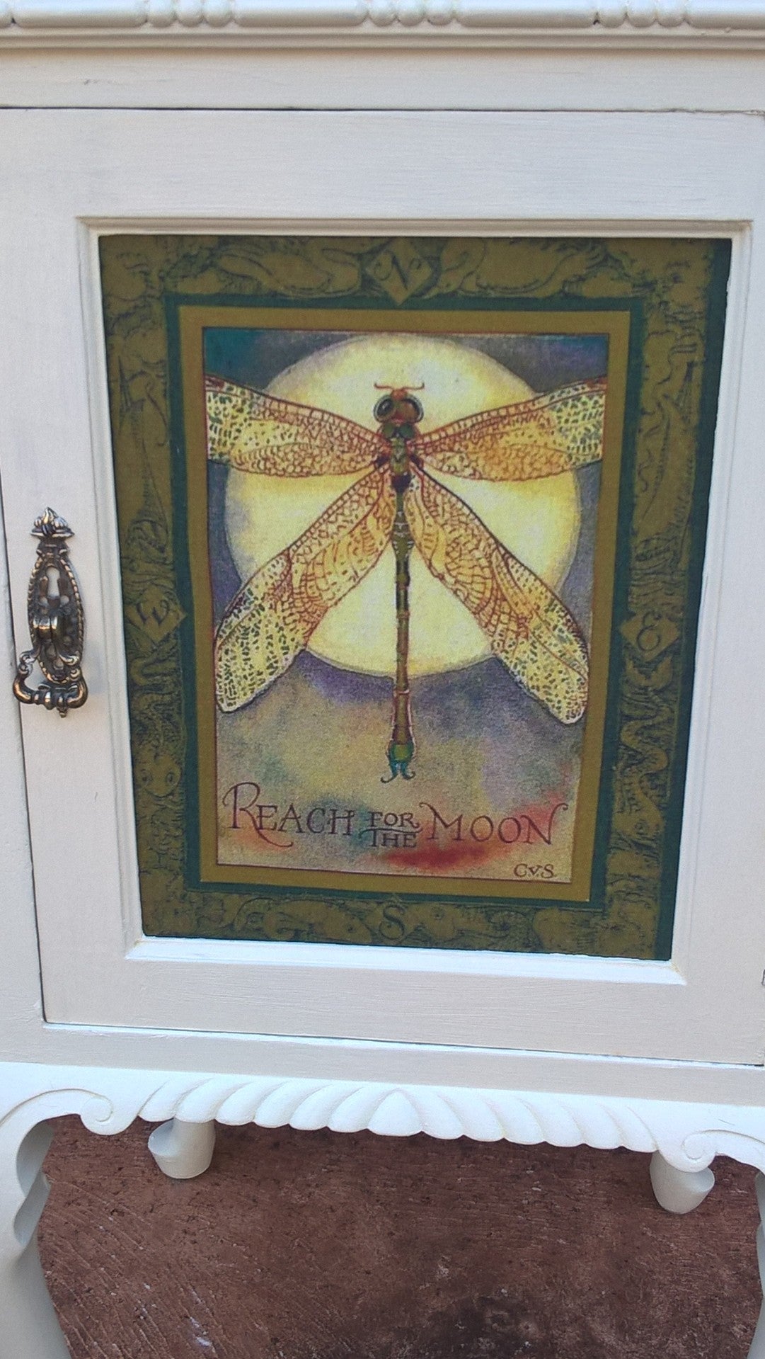 Beautiful Upcycled Bedside Cabinet - Bedside Table