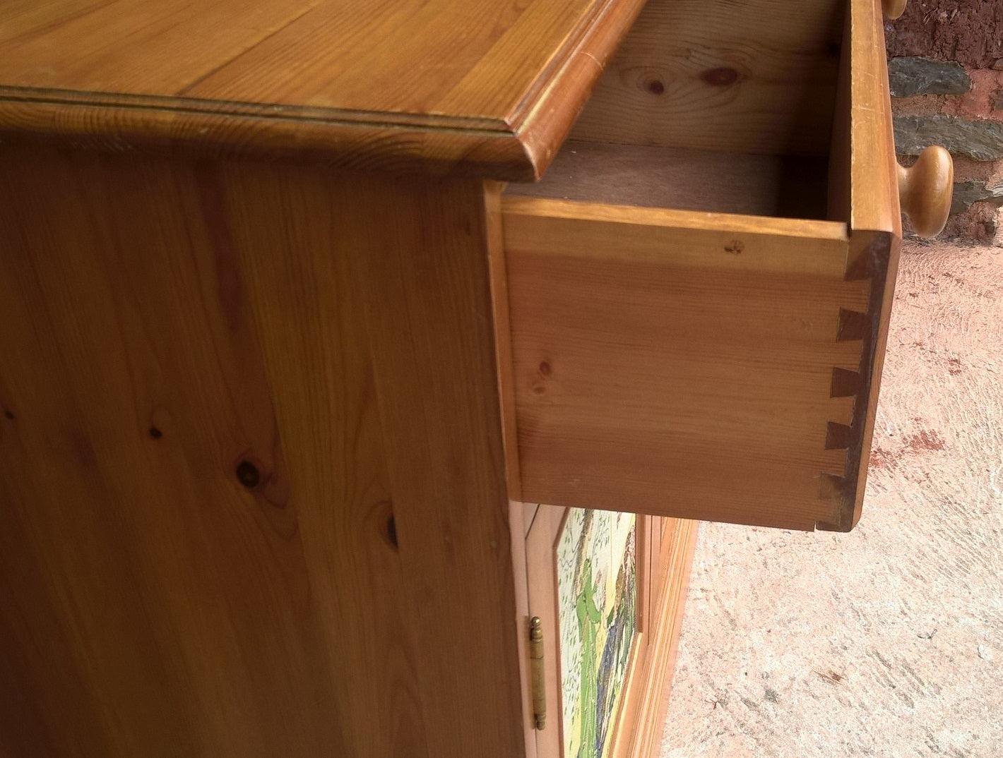 Vintage Pine Sideboard / Drinks Cabinet / Media Cabinet