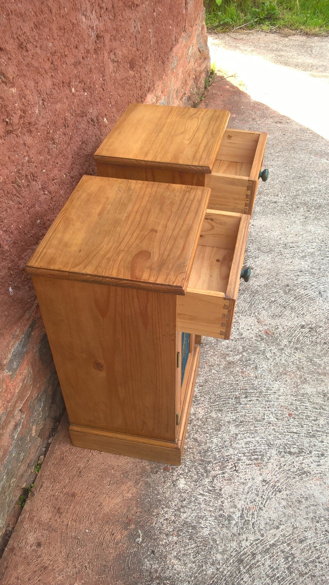 Bedside Cabinets, A Stunning Pair Of Pine Bedside Tables