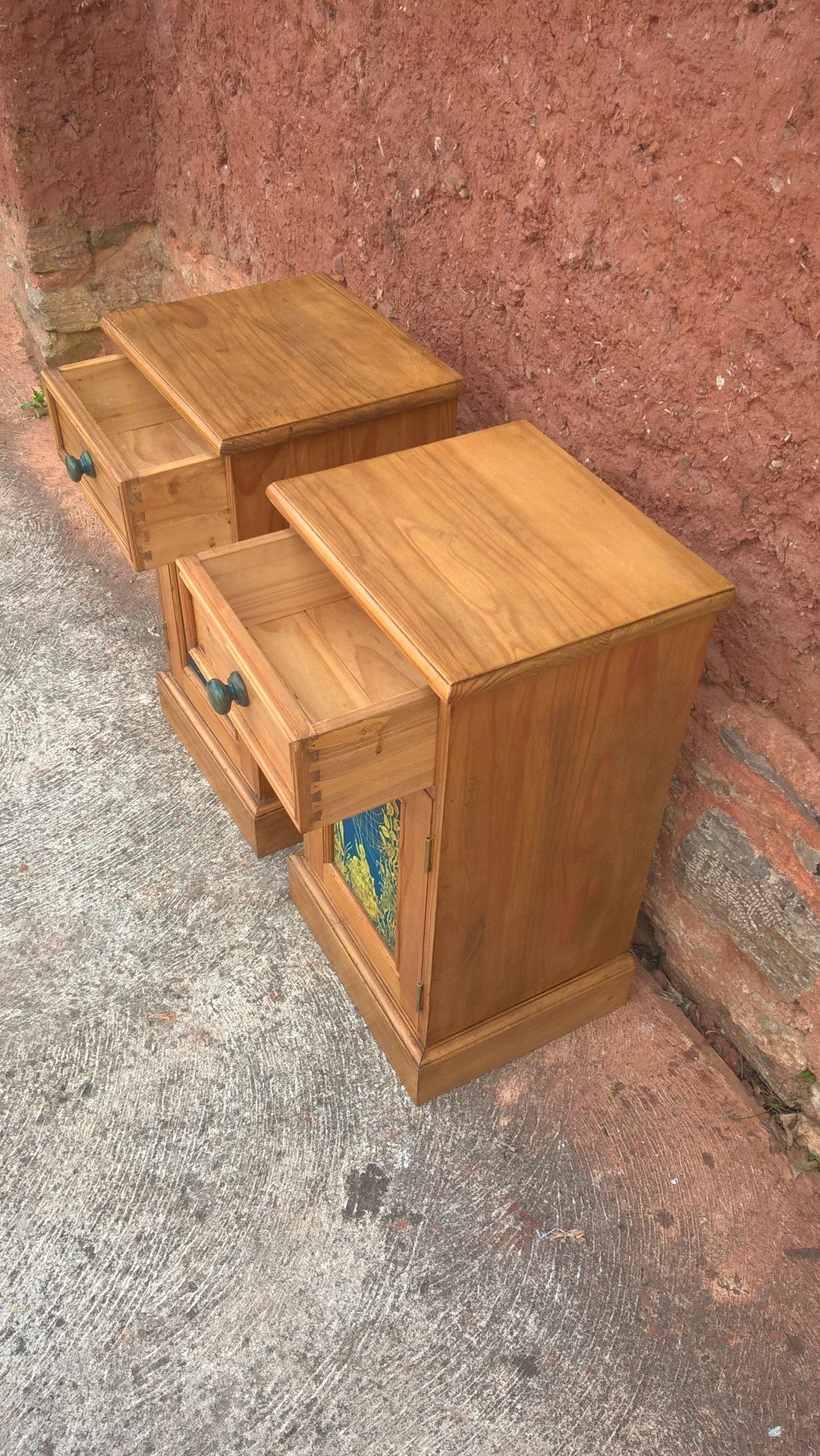 Bedside Cabinets, A Stunning Pair Of Pine Bedside Tables
