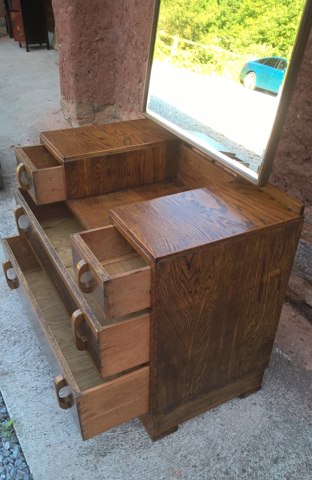 Gorgeous Upcycled Art Deco Dressing Table