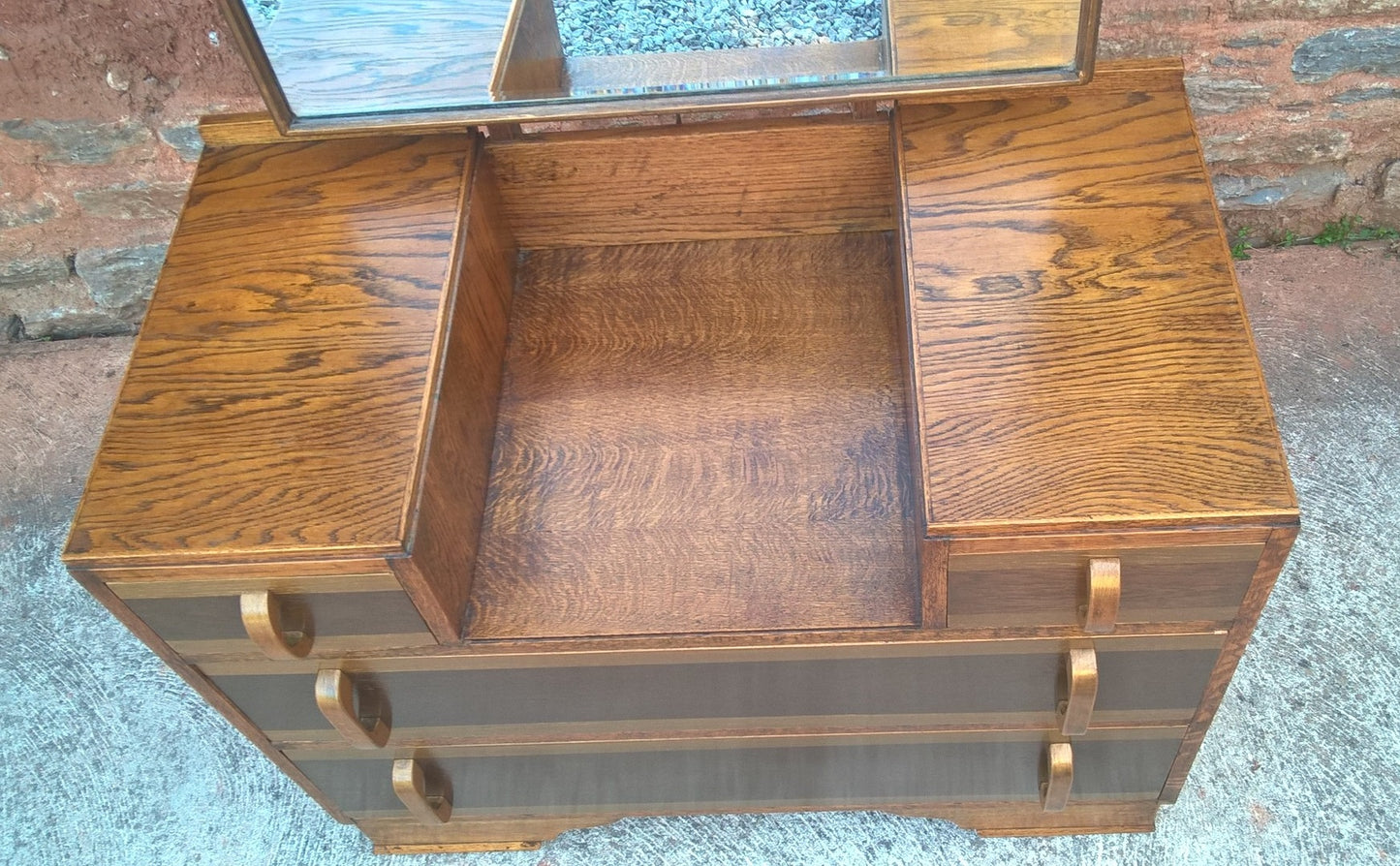 Gorgeous Upcycled Art Deco Dressing Table