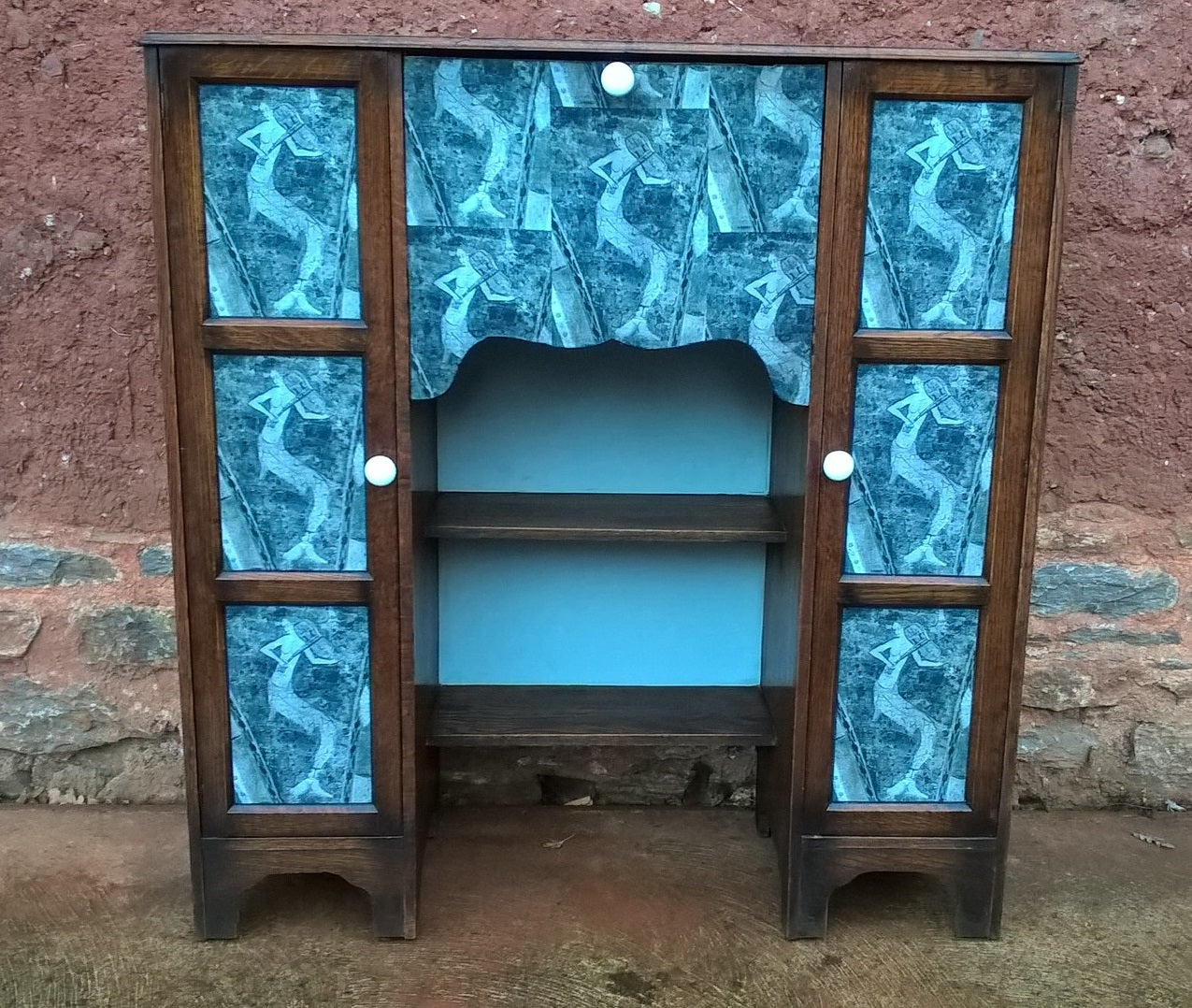 248.....Stunning Bureau Bookcase / Upcycled Desk (SOLD )