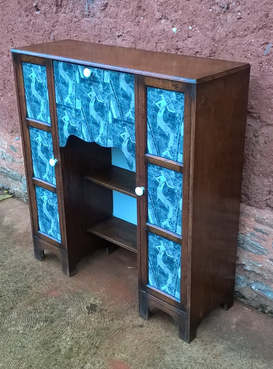 248.....Stunning Bureau Bookcase / Upcycled Desk (SOLD )