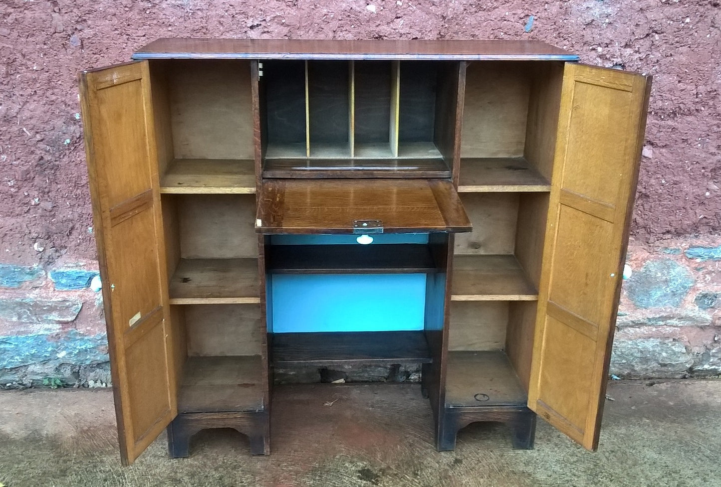 248.....Stunning Bureau Bookcase / Upcycled Desk (SOLD )