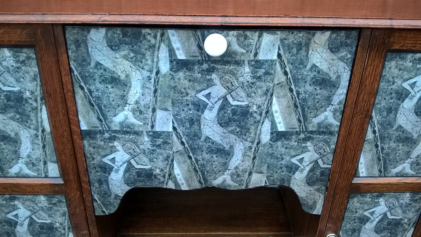 248.....Stunning Bureau Bookcase / Upcycled Desk (SOLD )