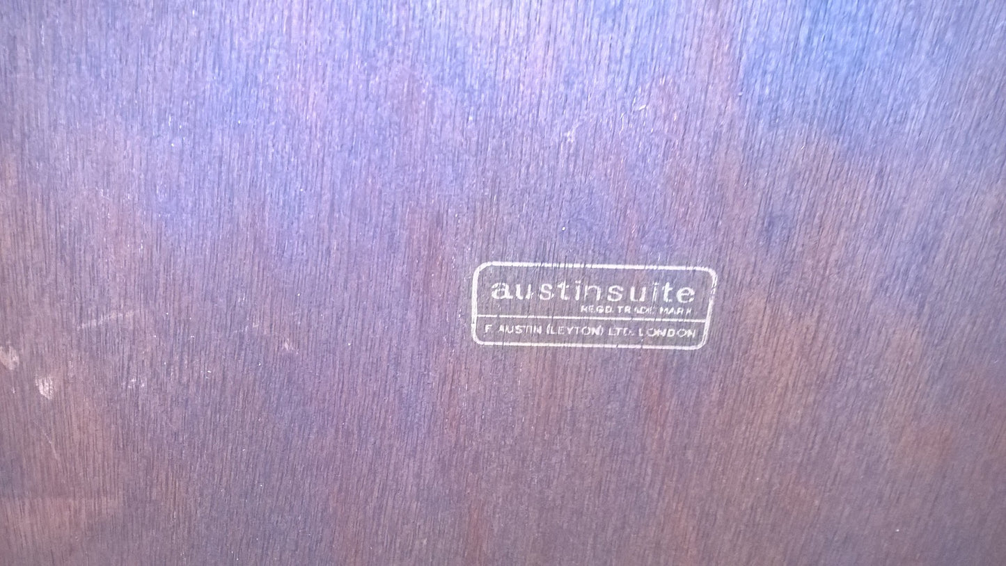 Retro Bedside Cabinets / Pair Teak Bedside Cupboards