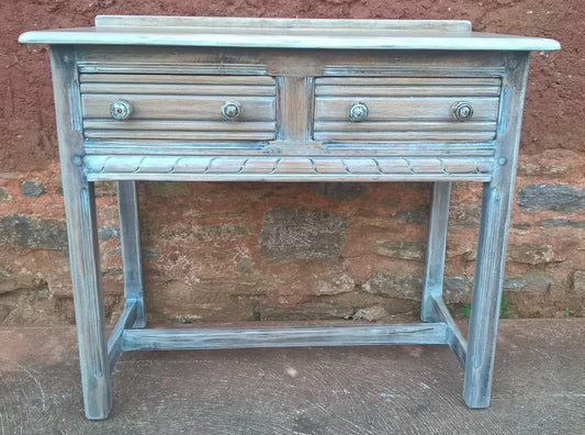 290.....Vintage Ercol Oak Side Table / Ercol Oak Dressing Table (SOLD )