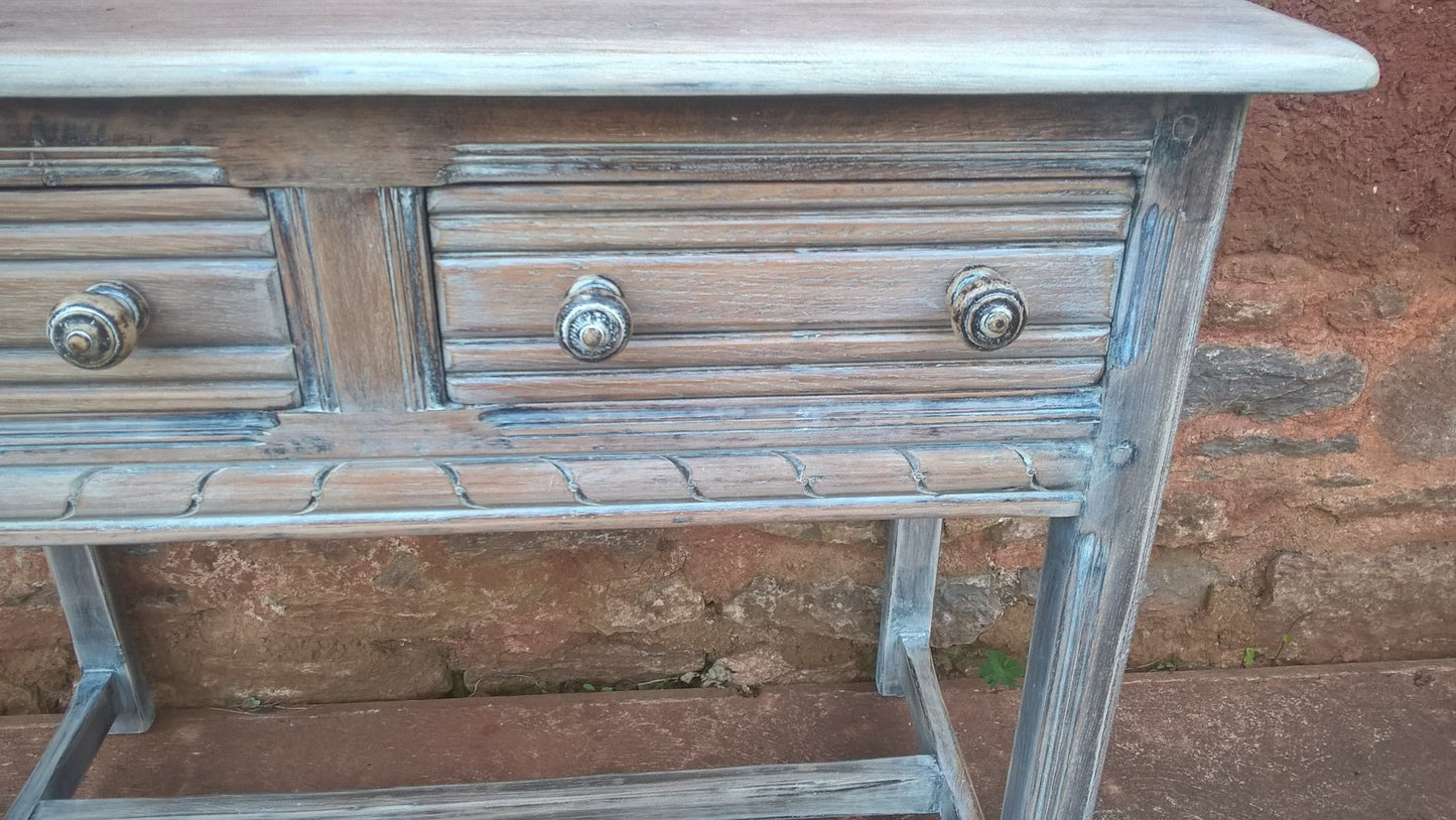290.....Vintage Ercol Oak Side Table / Ercol Oak Dressing Table (SOLD )