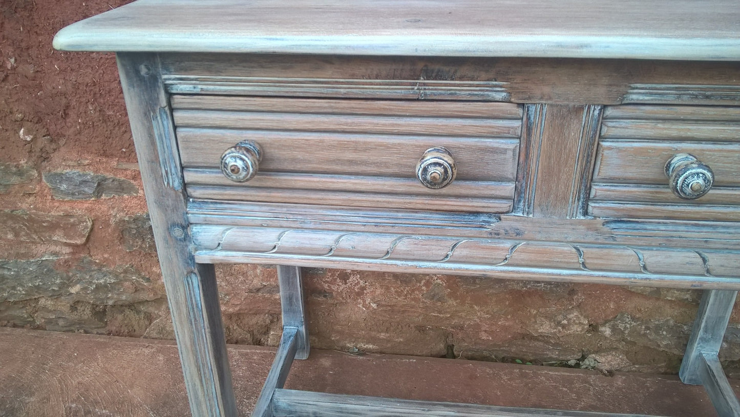 290.....Vintage Ercol Oak Side Table / Ercol Oak Dressing Table (SOLD )