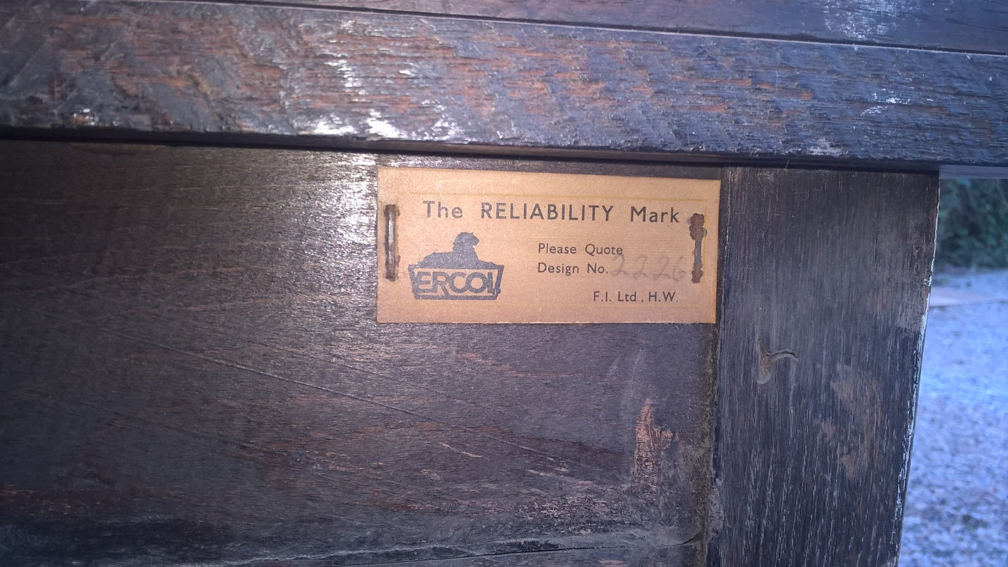 290.....Vintage Ercol Oak Side Table / Ercol Oak Dressing Table (SOLD )
