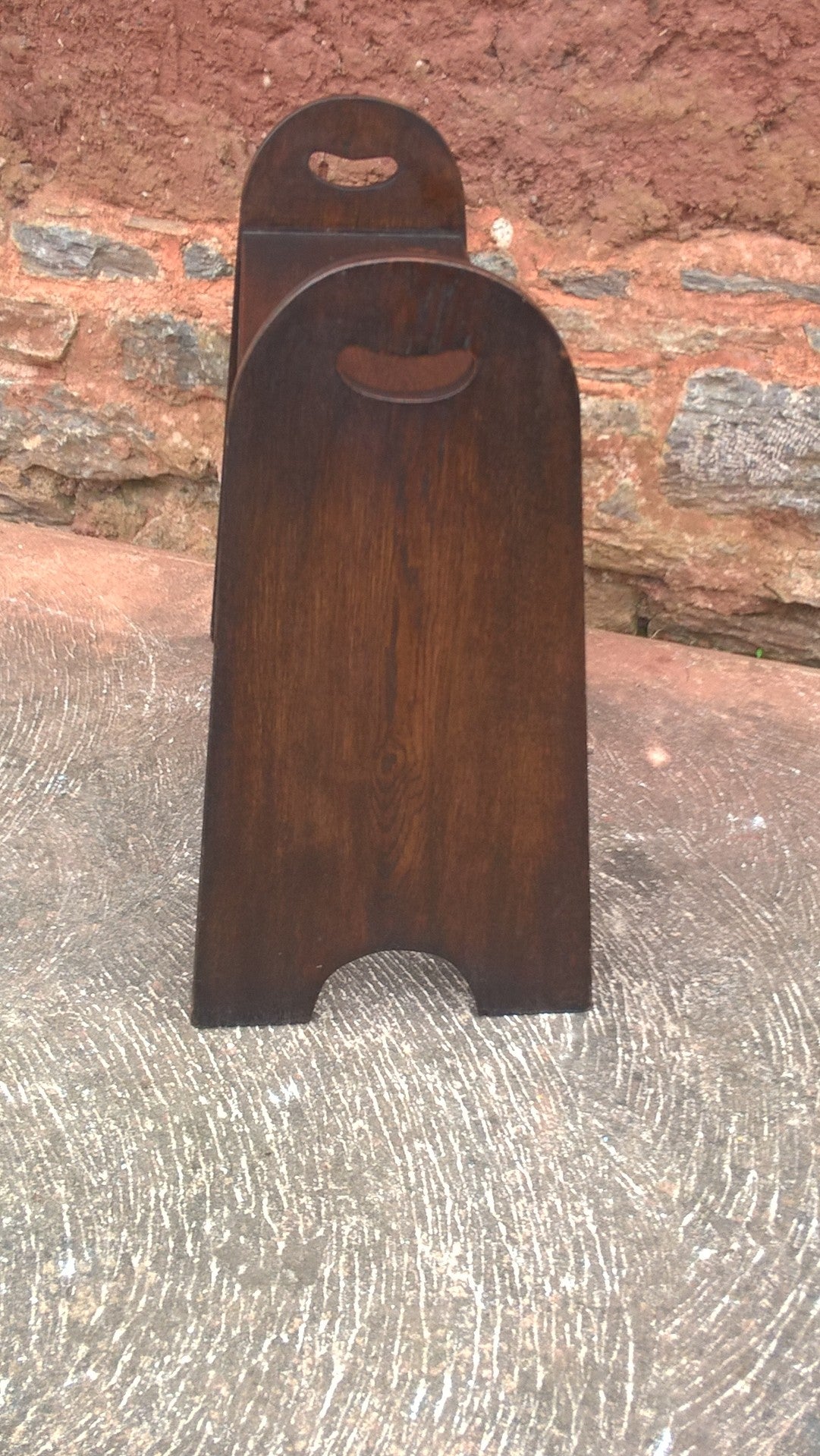 Arts And Crafts Oak Boot Stool / Vintage Oak Stool