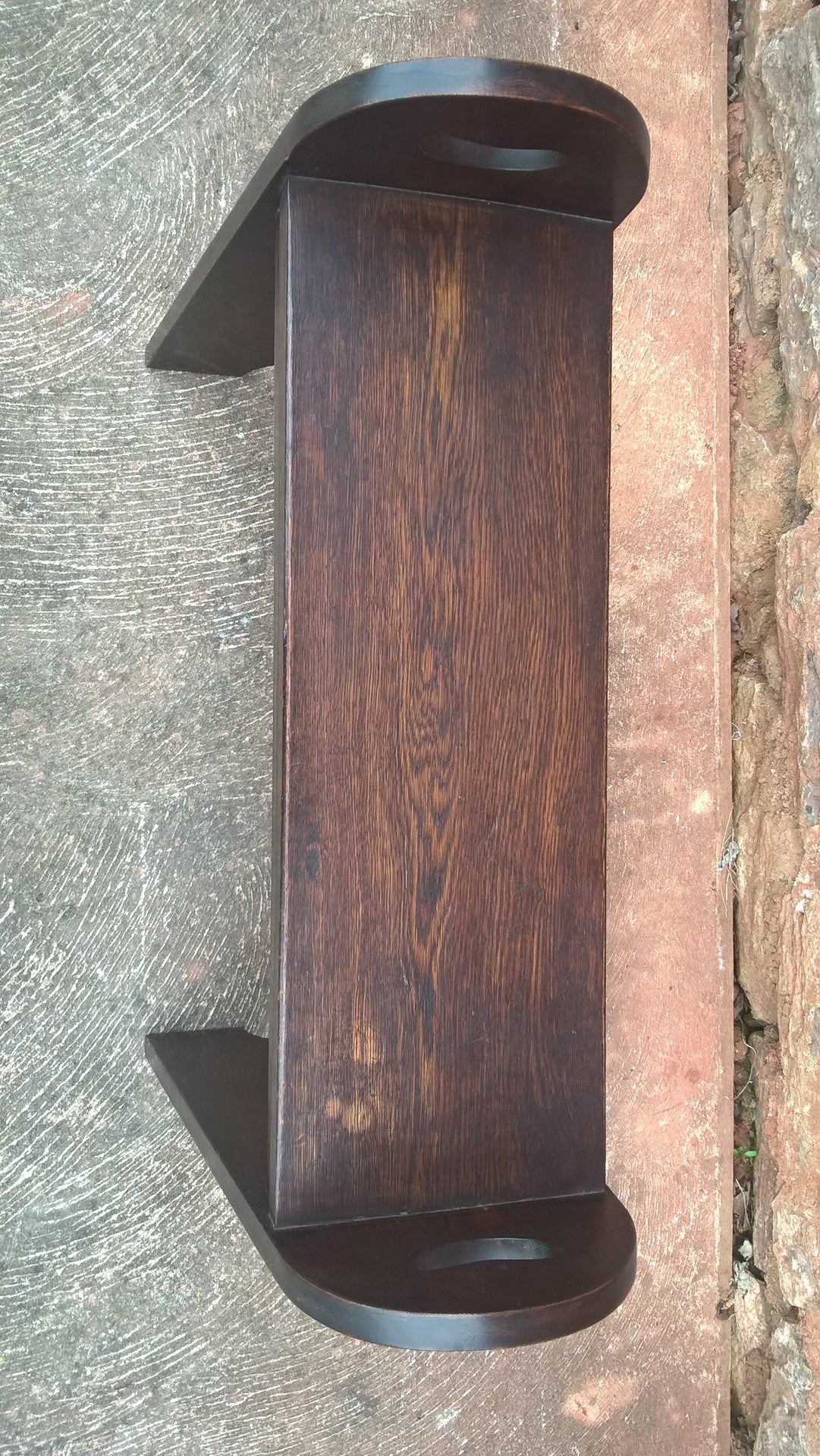 Arts And Crafts Oak Boot Stool / Vintage Oak Stool