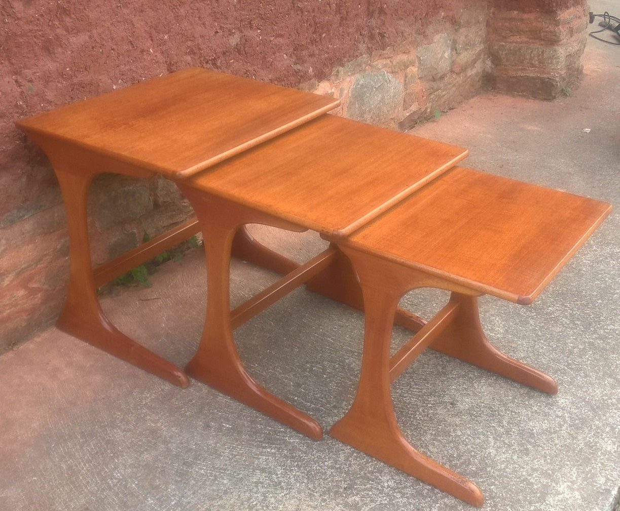 Retro Teak Nest Of Tables