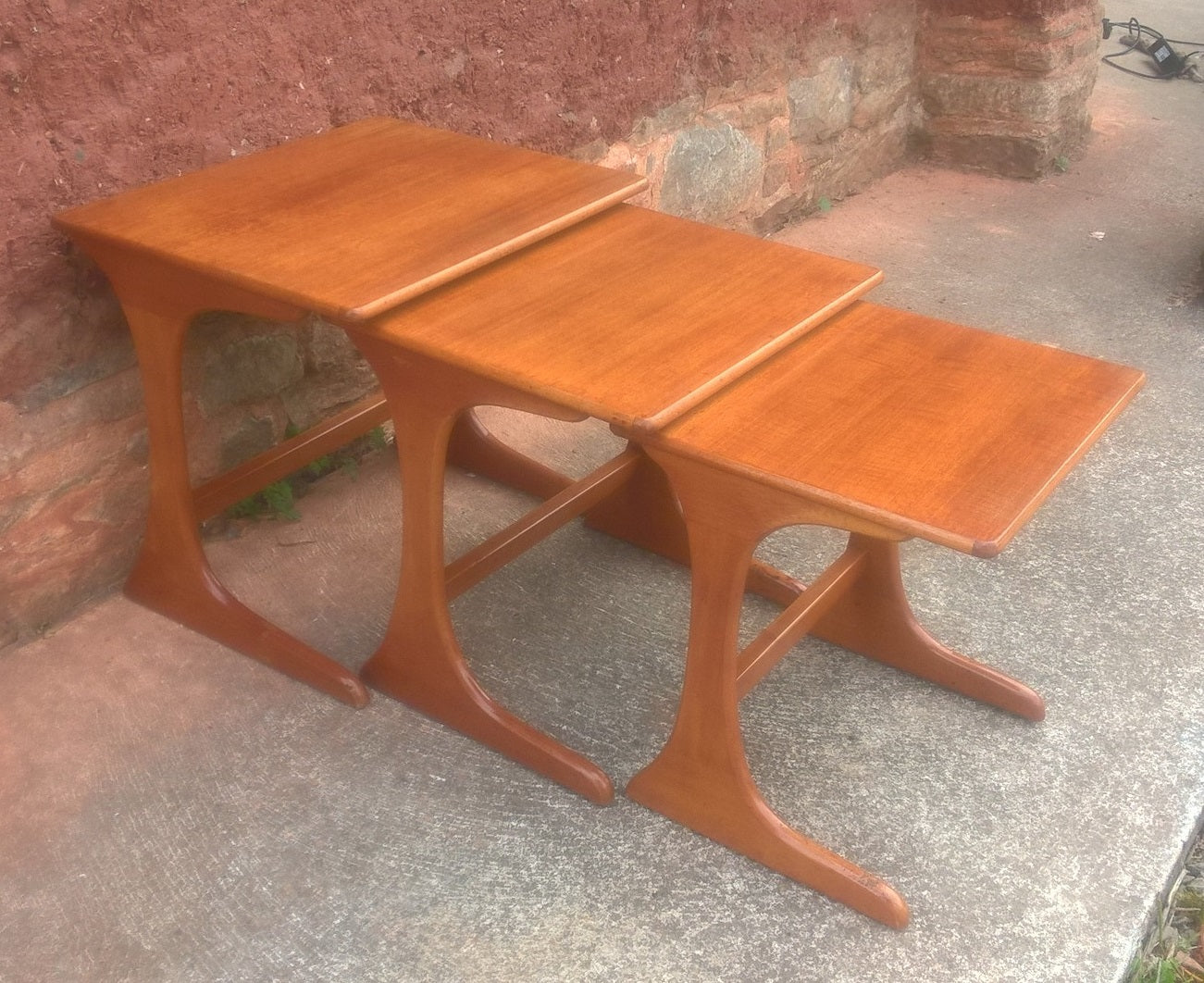 Retro Teak Nest Of Tables