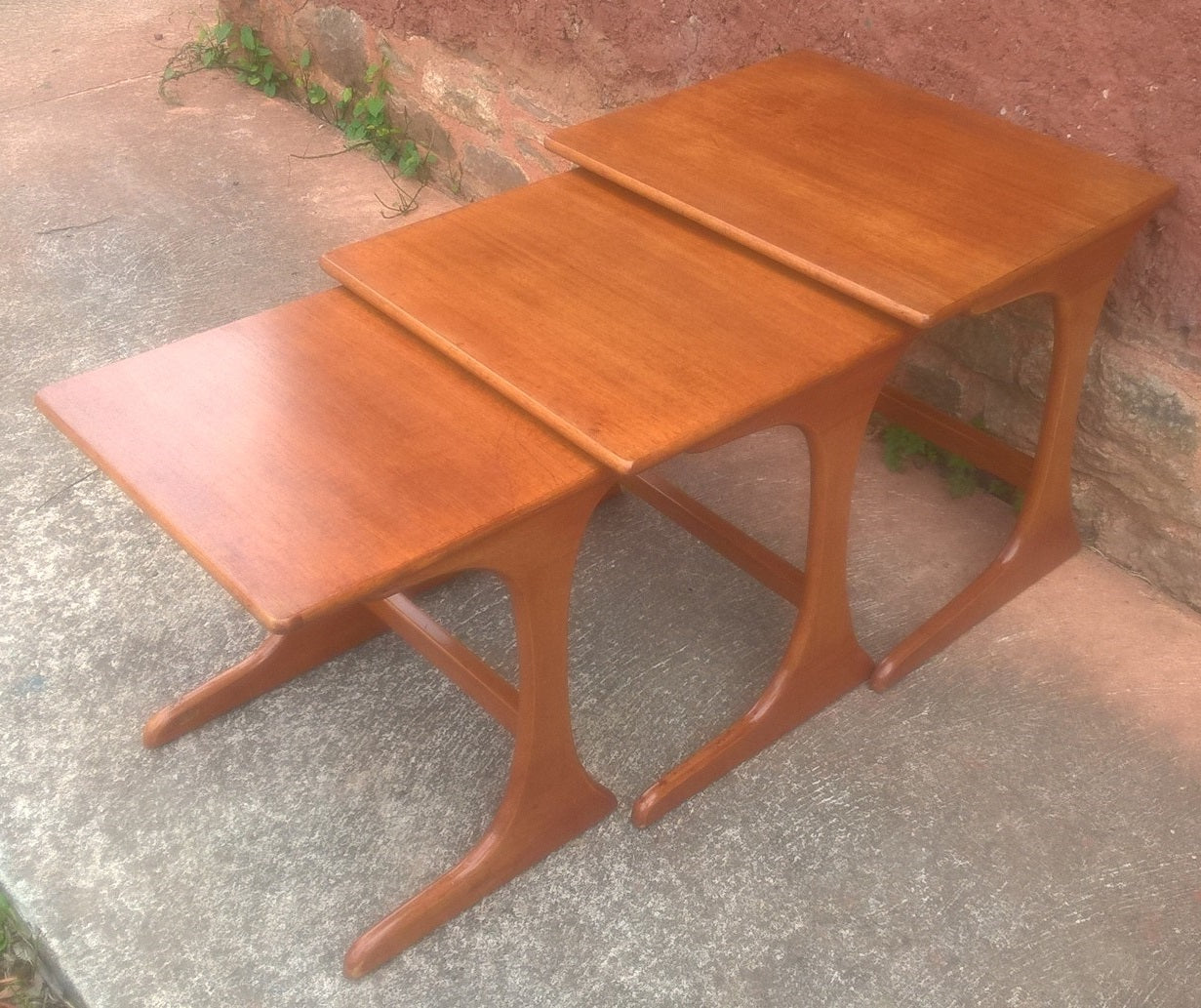 Retro Teak Nest Of Tables
